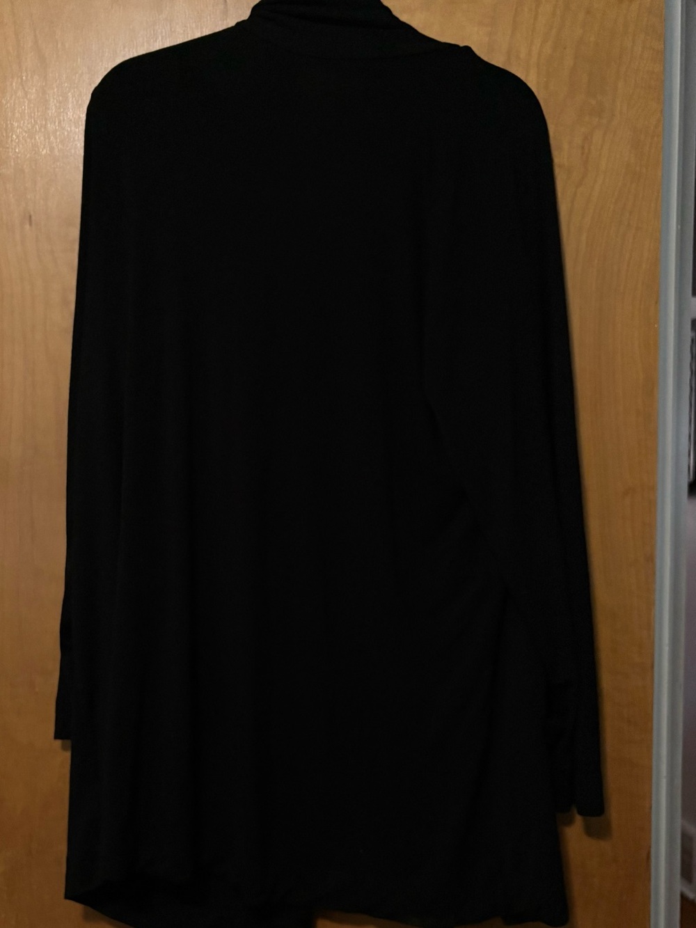 Torrid Super Soft Cardigan Straight Front Cardigan- black, size 1.